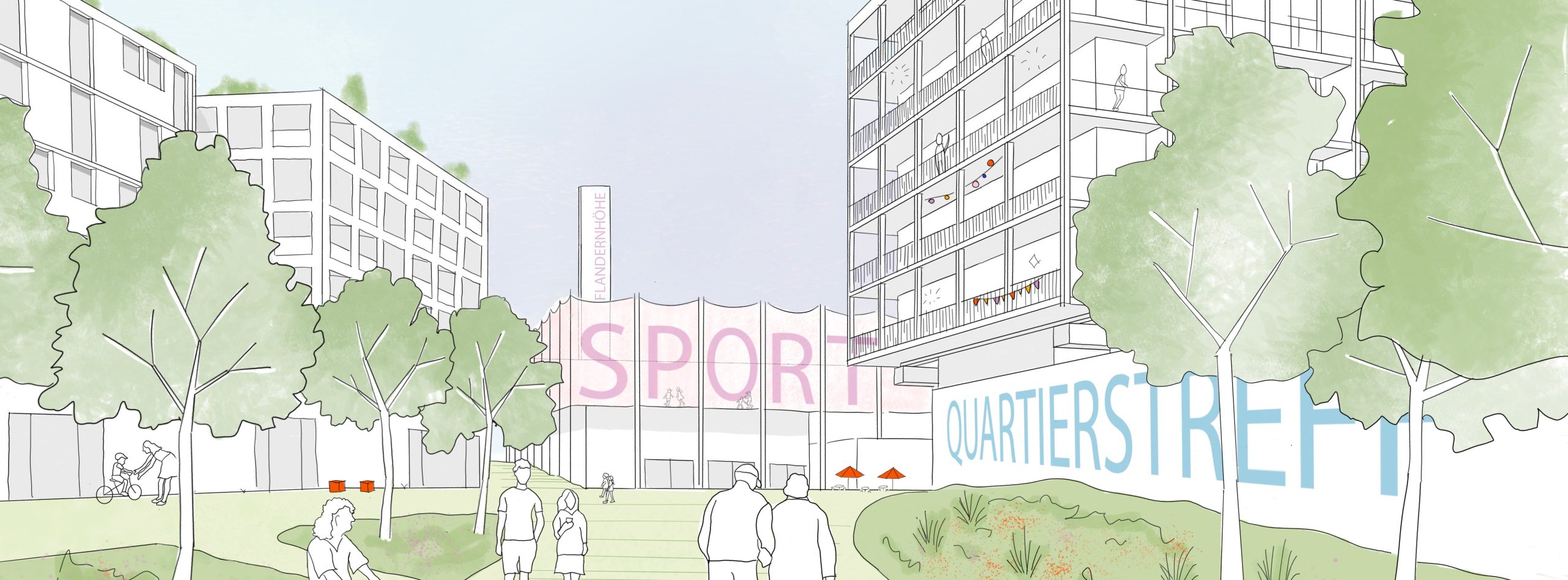 Esslingen_Hochschulstandort_Flandernstraße_Perspektive_ppas